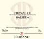 Bersano Piemonte Barbera 2013 Front Label
