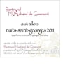 Bertrand Machard de Gramont Nuits Saint Georges Aux Allots 2011 Front Label