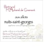 Bertrand Machard de Gramont Nuits Saint Georges Aux Allots 2013 Front Label