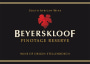 Beyerskloof Reserve Pinotage 2014 Front Label