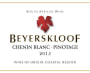 Beyerskloof Chenin Blanc-Pinotage 2015 Front Label