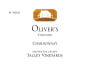Talley Olivers Vineyard Chardonnay 2010 Front Label