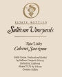 Sullivan Rutherford Estate Cabernet Sauvignon 2000  Front Label