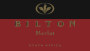 Bilton Merlot 2008 Front Label
