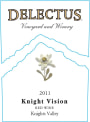 Delectus Knight Vision Red 2011 Front Label