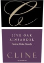 Cline Live Oak Zinfandel 2015 Front Label