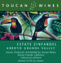 Toucan Wines Estate Zinfandel 2007  Front Label