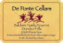 DePonte Baldwin Family Reserve Pinot Noir 2005  Front Label