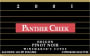Panther Creek Winemaker's Cuvee Pinot Noir 2001 Front Label