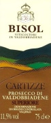 Bisol Cartizze Prosecco Superiore 2013 Front Label
