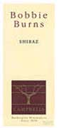 Campbells Bobbie Burns Shiraz 1999 Front Label