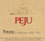Peju Winery Provence 2002 Front Label