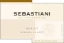 Sebastiani Merlot 2000 Front Label