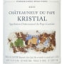 Patrick Lesec Chateauneuf-du-Pape Kristial 2001 Front Label