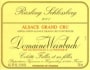 Domaine Weinbach Schlossberg Grand Cru Riesling 2002 Front Label