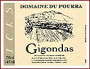 Dom. Du Pourra Gigondas 2000 Front Label