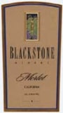 Blackstone California Merlot (half-bottle) 2001 Front Label