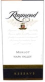 Raymond Reserve Selection Merlot 2000 Front Label