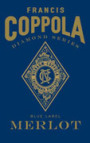 Francis Ford Coppola Diamond Collection Merlot 2002 Front Label