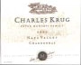 Charles Krug Napa Valley Chardonnay 2002 Front Label