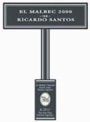 Ricardo Santos Malbec 2002 Front Label