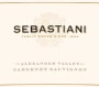 Sebastiani Alexander Valley Cabernet Sauvignon 2001 Front Label
