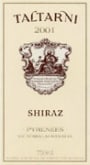 Taltarni Pyrenees Shiraz 2001 Front Label