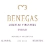 Bodega Benegas Libertad Vineyards Syrah 2010 Front Label