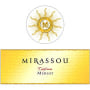 Mirassou Merlot 2001 Front Label