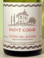 Chateau de Saint Cosme Cotes du Rhone Les Deux Albion 2002 Front Label