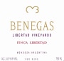 Bodega Benegas Finca Libertad Libertad Vineyards 2009 Front Label