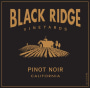 Black Ridge Vineyards Pinot Noir Front Label