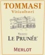 Tommasi Merlot Vignetto Prunee 2001 Front Label