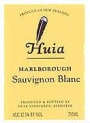 Huia Sauvignon Blanc 2003 Front Label