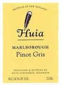 Huia Pinot Gris 2003 Front Label