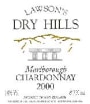 Lawson's Dry Hills Chardonnay 2000 Front Label