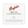 Penfolds Bin 128 Coonawarra Shiraz 2001 Front Label