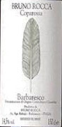 Bruno Rocca Coparossa Barbaresco 2000 Front Label