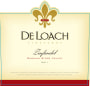 DeLoach Russian River Valley Zinfandel 2011 Front Label