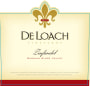 DeLoach Russian River Valley Zinfandel 2012 Front Label