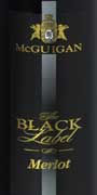 McGuigan Brothers Black Label Merlot 2002 Front Label