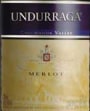 Undurraga Merlot 2003 Front Label