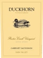 Duckhorn Rector Creek Vineyard Estate Grown Cabernet Sauvignon 2010  Front Label