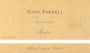 Gary Farrell Hillside Vineyard Merlot 2000 Front Label
