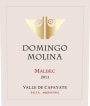 Domingo Molina  Malbec 2011 Front Label