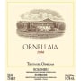 Ornellaia  1996 Front Label