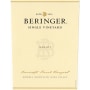 Beringer Howell Mountain Bancroft Ranch Merlot 1996 Front Label