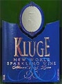 Kluge Estate New World Brut 2001 Front Label