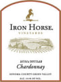 Iron Horse Estate Chardonnay 2001 Front Label