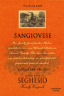 Seghesio Sangiovese 2009 Front Label
